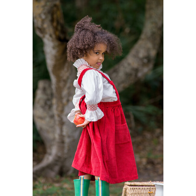 Alejandra Dress, Corduroy Brick - Dresses - 3