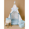 Tyler Play Tent, White/Denim - Play Tents - 5
