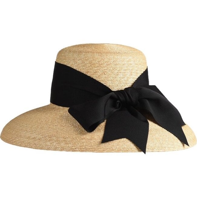 Women's Wauwinet, Medium Brim, Leghorn Straw