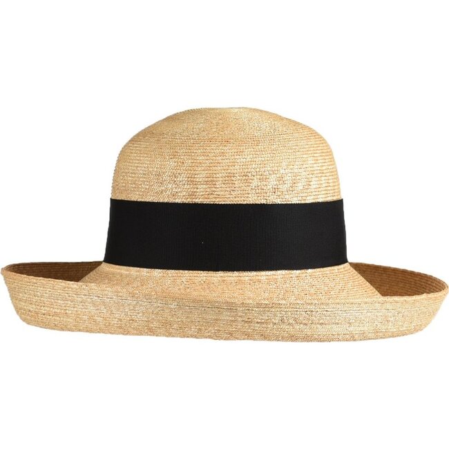 Women's Sconset, Medium Brim, Leghorn straw - Hats - 1