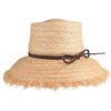 Women's Westmoor, Small Brim, Wide Braid Raffia Straw with Fringe - Hats - 1 - thumbnail