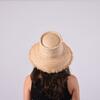 Women's Westmoor, Small Brim, Wide Braid Raffia Straw with Fringe - Hats - 5