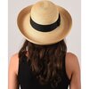 Women's Sconset, Large Brim, Leghorn straw - Hats - 4 - thumbnail