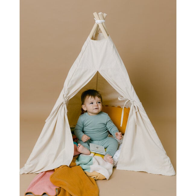 Andrew Itty Bitty Play Tent, Natural - Play Tents - 6