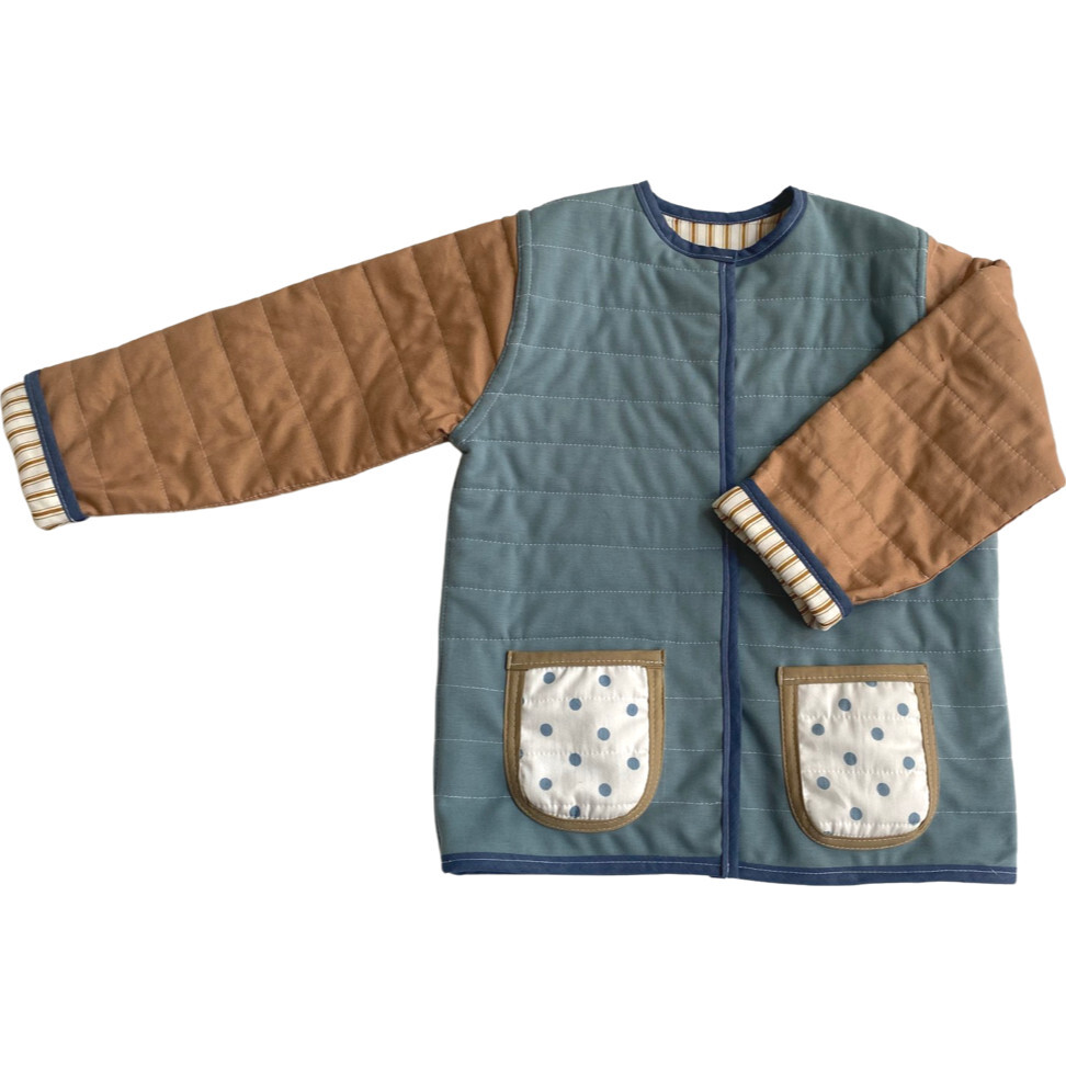 Winter Sprinkles Reversible Quilted Jacket, Multi - Jackets - 1