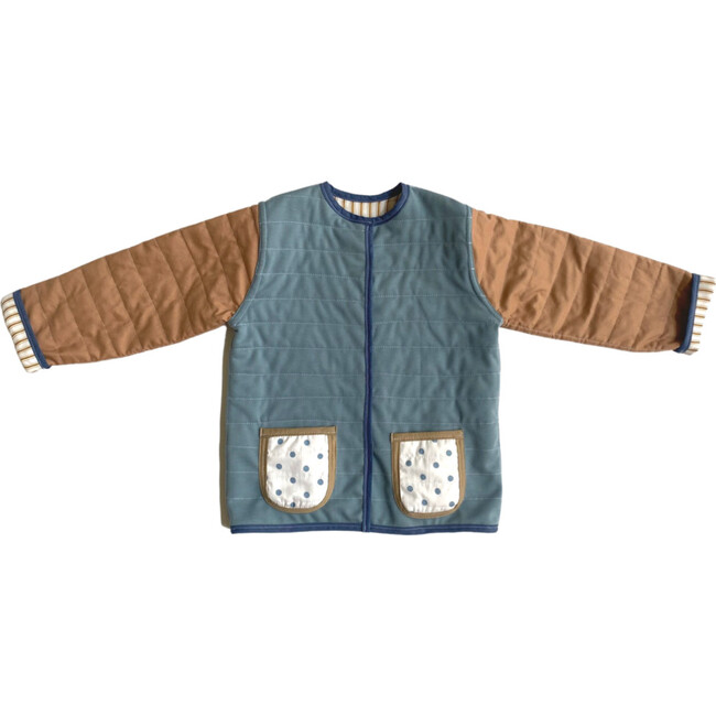 Winter Sprinkles Reversible Quilted Jacket, Multi - Jackets - 3