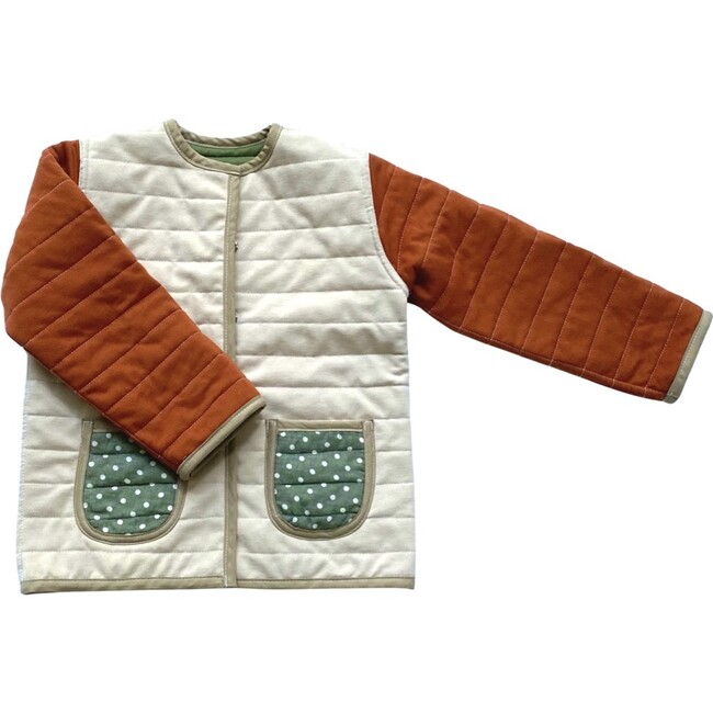 Autumn Leaves Reversible Quilted Jacket, Multi - Jackets - 1