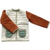 Autumn Leaves Reversible Quilted Jacket, Multi - Jackets - 1 - thumbnail