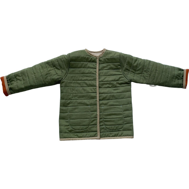 Autumn Leaves Reversible Quilted Jacket, Multi - Jackets - 2