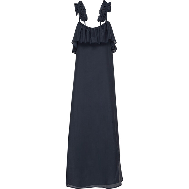 Women's Inca Dress, Deep Blue - Dresses - 1