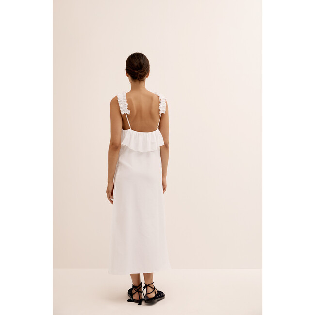 Women's Inca Dress, White - Dresses - 3