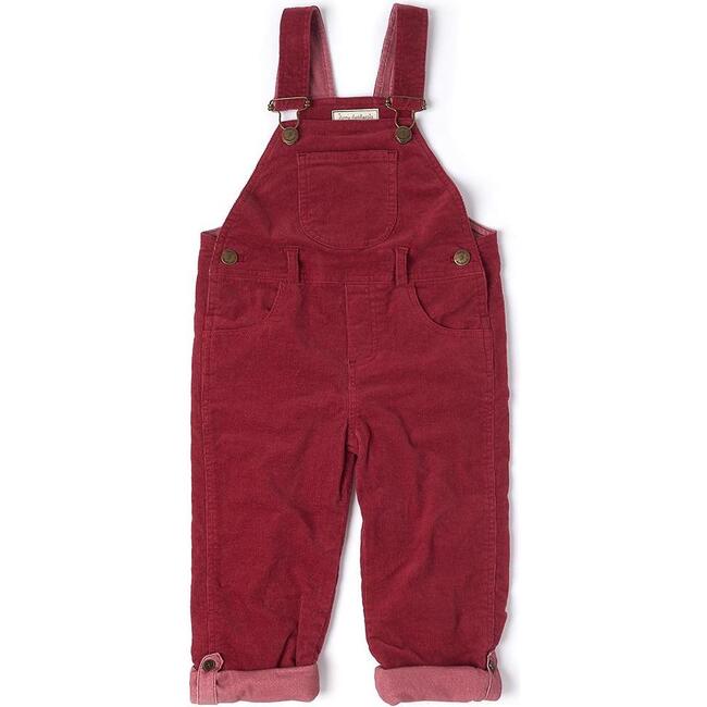 Corduroy Overalls, Robin Red - Overalls - 1