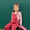Corduroy Overalls, Robin Red - Overalls - 2 - thumbnail