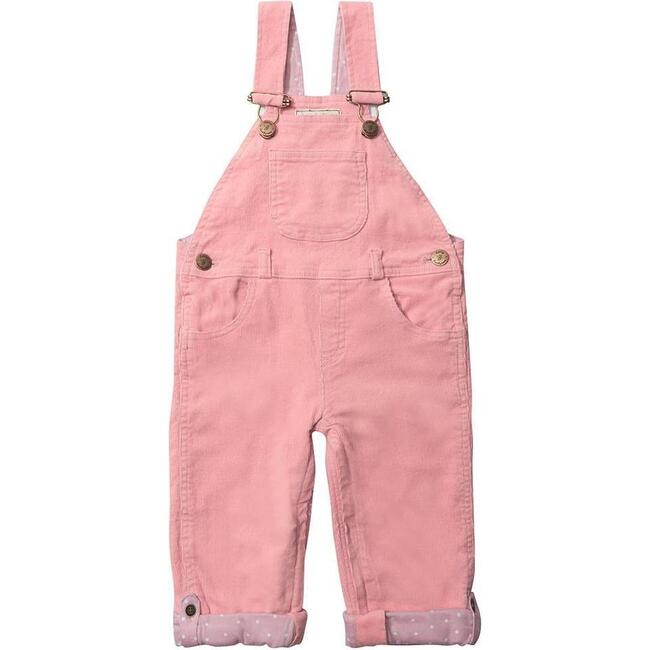 Corduroy Overalls, Pink - Overalls - 1