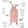 Corduroy Overalls, Pink - Overalls - 3
