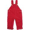 Corduroy Overalls, Red - Overalls - 1 - thumbnail