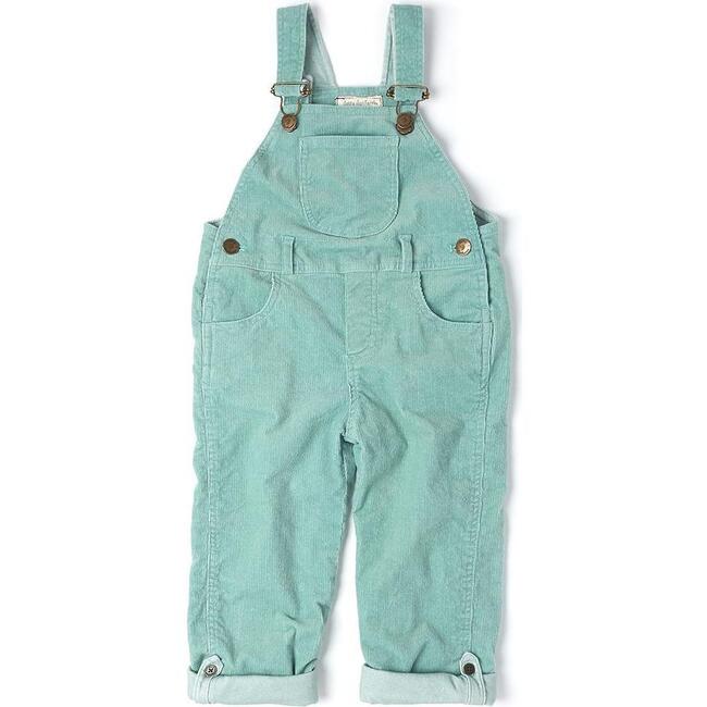 Corduroy Overalls, Mint - Overalls - 1