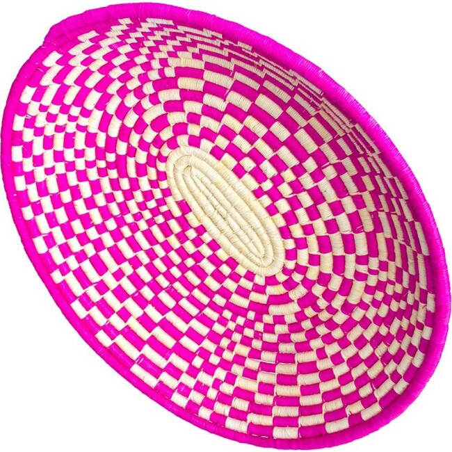 Handwoven Basket, Pink - Storage - 4