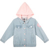 Andy & Evan x PAW Patrol Sequin Denim Jacket, Light Blue - Jackets - 1 - thumbnail