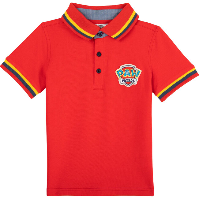 Andy & Evan x PAW Patrol Pique Polo, Red