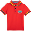 Andy & Evan x PAW Patrol Pique Polo, Red - Polo Shirts - 1 - thumbnail