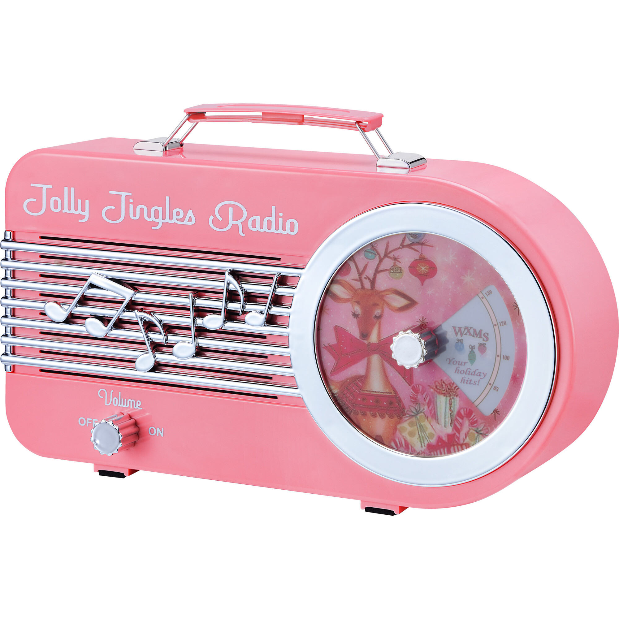 10.5" Jolly Jingles Radio, Pink - Accents - 1
