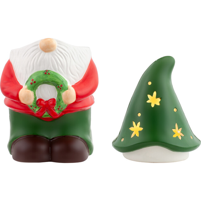 Gnome Cookie Jar, Green - Tabletop Decor - 3