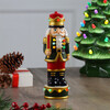 10" Ceramic Nutcracker With Sword, Red - Accents - 2
