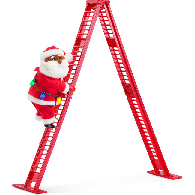 Miniature Super Climbing Santa, Dark Skin Tone