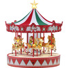 13" Vintage Carousel, Multi - Accents - 2