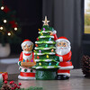 12" Deck the Halls Santa & Mrs. Claus, Light Skin Tone - Accents - 2 - thumbnail