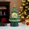 14" Elf Snow Globe Nostalgic Tree, Green - Accents - 2