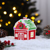 Nostalgic Ceramic Village Barn, Brown - Accents - 2