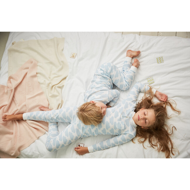 MC Cloud Print Pyjama in Blue - Pajamas - 8