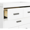 Scoot 3-Drawer Changer Dresser with Removable Changing Tray, Slate/White - Dressers - 3
