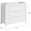 Sprout 3-Drawer Changer Dresser, White - Dressers - 7