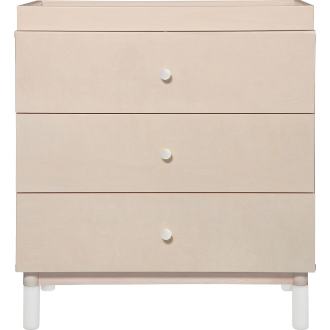 Gelato 3-Drawer Changer Dresser with Removable Changing Tray, Natural