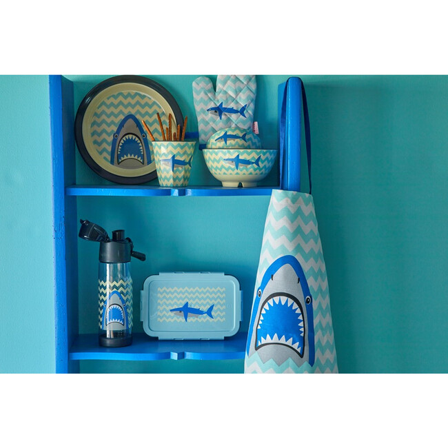 Melamine Kids Lunch Plate, Shark Print - Tableware - 2