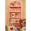 Raffia Square Basket, Hearts - Storage - 2