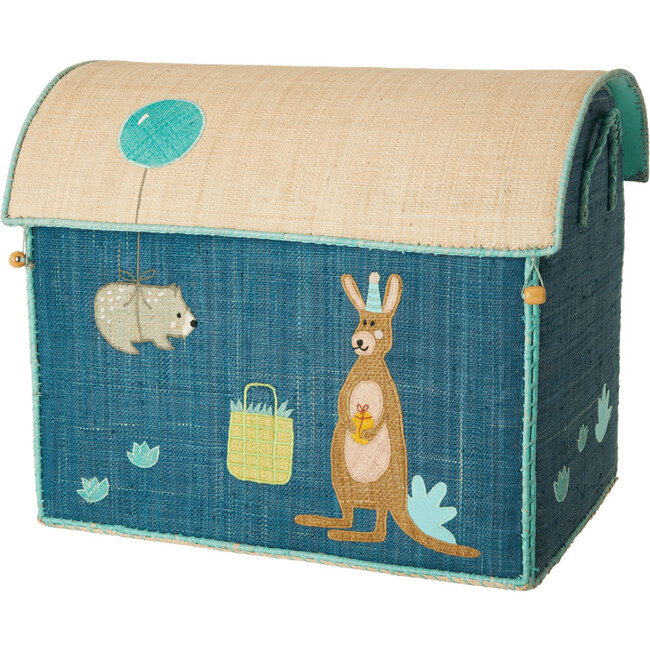 Set of 3 Raffia Storage Baskets, Birthday Animals - Tableware - 4