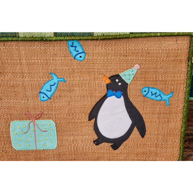 Set of 3 Raffia Storage Baskets, Birthday Animals - Tableware - 6