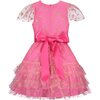 Cinderella Star Tulle Frill Luxury Baby Party Dress, Candy Pink - Dresses - 2