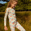 Taylor Long Sleeve Pajama Set, Kissing Fish - Pajamas - 2