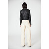 Women's Jane Leather Jacket, Black - Jackets - 6 - thumbnail