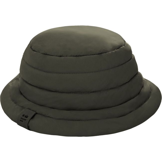 Kids Quilted Bucket Hat, Olive
