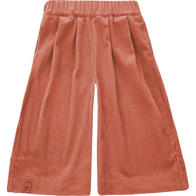 Kids Corduroy Wide Pull-On Pants, Coral