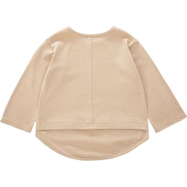 Long Sleeve T-shirt, Beige - T-Shirts - 3