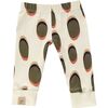 Baby Leggings with Rib Cuffs, Cream - Leggings - 1 - thumbnail
