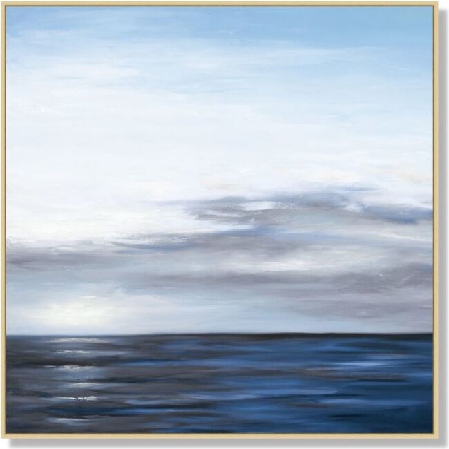 Pacific Horizon 2 Framed Art, Blue - Art - 1