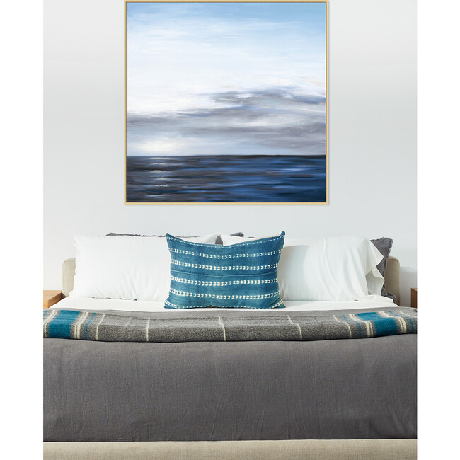 Pacific Horizon 2 Framed Art, Blue